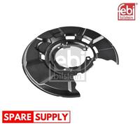 SPLASH GUARD, BRAKE DISC FOR BMW E81 FEBI BILSTEIN 171549 FITS REAR AXLE RIGHT