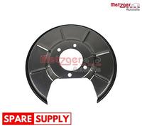 SPLASH GUARD, BRAKE DISC FOR FORD FOCUS METZGER 6115261 FITS REAR AXLE LEFT
