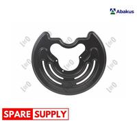 SPLASH GUARD, BRAKE DISC FOR OPEL VIVARO A ABAKUS 131-07-635 FITS REAR AXLE LEFT