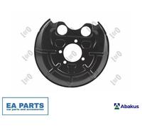 Splash Guard, brake disc for SAAB 9-3 ABAKUS 131-07-659 fits Rear Axle Left