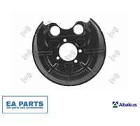 Splash Guard, brake disc for SAAB 9-3 ABAKUS 131-07-660 fits Rear Axle Right