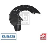 Splash Guard, brake disc for SKODA CITIGO E-CITIGO FABIA FEBI BILSTEIN 171556
