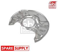 SPLASH GUARD, BRAKE DISC FOR TOYOTA FEBI BILSTEIN 179886 FITS FRONT AXLE LEFT