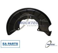 Splash Guard, brake disc for VW BEETLE BORA CADDY TRUCKTEC AUTOMOTIVE 07.35.339