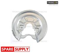 SPLASH GUARD, BRAKE DISC FOR VW BORA GOLF TRISCAN 8125 29205 FITS REAR AXLE LEFT