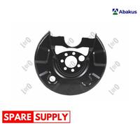 SPLASH GUARD, BRAKE DISC FOR VW CORRADO ABAKUS 131-07-649 FITS REAR AXLE LEFT