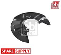 SPLASH GUARD, BRAKE DISC FOR VW FEBI BILSTEIN 171562 FITS FRONT AXLE LEFT