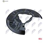 DISC BRAKE DUST SHIELD RIGHT REAR FOR KIA CEE'D 16-, I30 16-