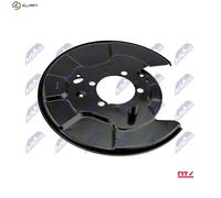 Brake disc cover Rear Axle Left HTO-TY-014 NTY for TOYOTA RAV 4 III RAV 4 IV