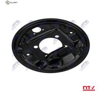 NTY Splash Shield Brake Disc HTO-TY-038 for Toyota, Left Rear