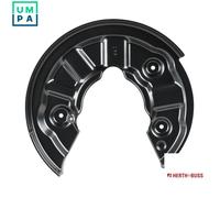 Herth+Buss Brake Disc Backing Plate J3340822 Rear Left Zinc-Coated