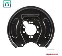 Herth+Buss JAKOPARTS Splash Guard Brake Disc J3355000 Rear Right Zinc-coated