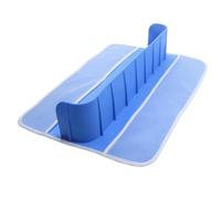 Splash Guard for Bathtub | Protective Topper, Space nizer & Toy Storage - Creative Design for Kids, & Easy to Install, Blue