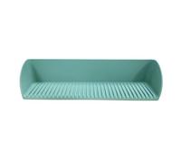 Splash Guard for Bathtub, Silicone Water Barrier, Waterproof Non-Slip Design, Multi-Functional Toy Holder, Ideal for Baby, Toddler, Bathroom, Bath Time 222.88 Inch Green, Blue