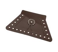 Splash Guard Motorcycle For Softail Touring Road King Electra Road Street Glide Motorcycle Universal Tassel Front Fender Flap Rear Cover(A Brown)