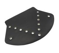 Splash Guard Motorcycle For Sportster Softail Dyna Touring Street Glide Motorcycle Universal Rivets Tassesl Rear Mudguard Cover(A Black)