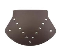 Splash Guard Motorcycle For Sportster Softail Dyna Touring Street Glide Motorcycle Universal Rivets Tassesl Rear Mudguard Cover(A Brown)