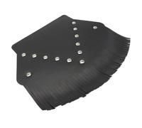 Splash Guard Motorcycle For Sportster Softail Dyna Touring Street Glide Motorcycle Universal Rivets Tassesl Rear Mudguard Cover(B Black)
