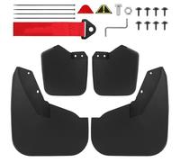 Splash Guard Mud Flaps For Custom For Transit For Tourneo 2012-2023 Mudguards With Tow Strap Fender Mudflap Front Rear Splash Guard Car Mud Flaps(4 piece-With Tow Strap)