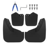Splash Guard Mud Flaps For Custom For Transit For Tourneo 2012-2023 Mudguards With Tow Strap Fender Mudflap Front Rear Splash Guard Car Mud Flaps(4 piece-With Cutter)