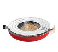 Splash Guard Pan Splash Guard Pans Splash Guard with Folding Handle Splash Guard for Pans with Diameter Splash Guard Prevents Grease from Splattering for 20cm 24cm and 28cm Pans