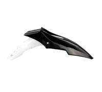 Splash Guard Protector Cover Front Fender Frame Mud Guard Cover Mudguard Motorcycles Universal Accessories Tire Hugger Mudguard(White black)