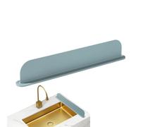 Splash Guard Silicone 19.29 x 3.35 x 1.97 cm Tray for Water Barrier and Stopper | Kitchen Sink Splash Guard, Non Slip Mat for Homes, Flats, Outdoor Use, Area D Protection, Gray, Please refer to the