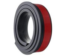 Splash Guards 38 45 55mm Universal Car Wheel Fender Flare Strip Extension Flares Arch Protector Rubber Moulding Trim Anti Collision Protector Car Mudflaps (Size : 55mm)