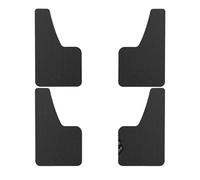 Splash Guards Car Universal Black RED Carbon Fiber Effect Splash Guards Mud Flaps Molded Mudguards Fender Cover Front Rear Prevent Stone Chips(4pcs-set Black)