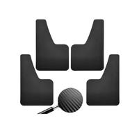 HONGSHIZI Splash Guards Mudguards For F&iat For Ducato Van & Motor Home 1990-on Car Mudflaps Fender Splash Guards Carbon Fiber Mud Flaps Fender MudFlaps(4Pcs black)