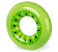SPLASH! Inflatable Swim Ring 90cm - Durable PVC Pool Float for Adults and Kids, Supports up to 80kg, Certified Safe, Perfect for Summer Fun” (Kiwi)