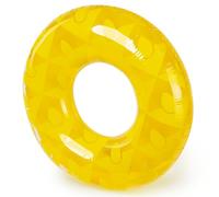 SPLASH! Inflatable Swimming Ring 90cm - Durable PVC Inflatable Ring Pool Float, Supports up to 80kg - Pool Inflatables for Adults and Kids - Certified Safe, Easy to Deflate Inflate - Pineapple