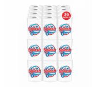 Splash Jumbo 2ply Kitchen Roll, Multipurpose White Towel Paper (36)