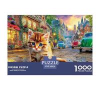 Splash KittenSpectacular 1000-Piece Jigsaw Puzzles for Adults Showcasing The Spectrum of Impossible-to-Difficult Challenging Puzzle Games - These Spectacular Jigsaw Puzzles Engage Adults And Kids Age