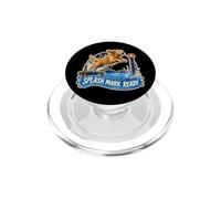 SPLASH MARK READY Dog Jumping from Dock PopSockets PopGrip for MagSafe