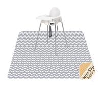 Splash Mat for Under High Chair, Waterproof Washable Highchair Splat Mat