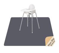 Splash Mat for Under High Chair, Waterproof Washable Highchair Splat Mat