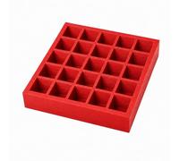 splash n color ER16 Collet Organizer Rack - CNC Tool Storage Holder | Keeps Collets Sorted & Protected | Space-Saving Bench Mount Stand for Machinists | Workshop Garage Engraving Mill