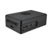 splash n color NVMe Base Case Compatible with Raspberry Pi 5 and Pimoroni NVMe Base - Snap-On Protective Cover | Port Access | Ventilated Low-Profile Chassis for Desk Builds