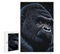 Splash Paint Gorillas Adult Picture Puzzle, 1000 PCS - Winter Gift; for Shared Table Time