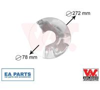 Brake disc cover Front Axle Right Zinc-coated 5823372 VAN WEZEL for AUDI VW