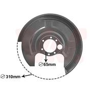 VAN WEZEL 0322374 Brake disc backing plate