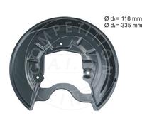 Splash Panel, brake disc for AUDI SKODA VW:A3,BORA V,GOLF V,A3 / S3,JETTA I