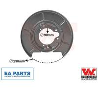 Van Wezel Autoparts Splash Guard Brake Disc 0620374 for BMW Z3/Roadster/E36 M41D17 1.7L M40B18 1.8L