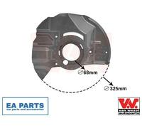 Splash Panel, brake disc for BMW E46 E85 VAN WEZEL 0646371 fits Front Axle Left