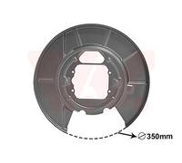 SPLASH PANEL, BRAKE DISC FOR BMW E53 VAN WEZEL 0685373 FITS REAR AXLE LEFT
