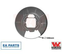 Splash Panel, brake disc for BMW E53 VAN WEZEL 0685373 fits Rear Axle Left