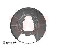 SPLASH PANEL, BRAKE DISC FOR BMW E53 VAN WEZEL 0685374 FITS REAR AXLE RIGHT