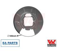 Splash Panel, brake disc for BMW E53 VAN WEZEL 0685374 fits Rear Axle Right NEW
