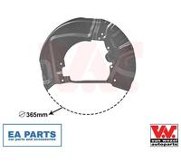 Splash Panel, brake disc for BMW E60 VAN WEZEL 0655372 fits Front Axle Right